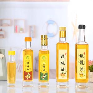 Tùy Chỉnh Vuông Nấu Ăn Chai Dầu Thiết Kế Phổ Biến 100Ml 250Ml 500Ml 750Ml Rõ Ràng Glass Dầu Ô Liu Chai Với Nút Chai Con Dấu Mũ - Product Image 6