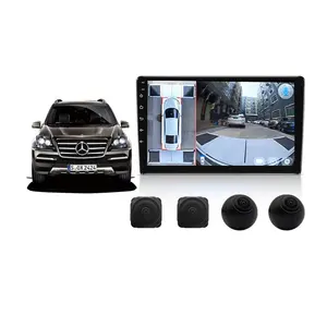 360 telecamera per auto 4G Android 9.0 car Dash Cam navigazione GPS HD 1080P videoregistratore cruscotto DVR WiFi telecamera retromarcia per auto