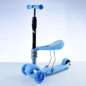 Scooter musical 3 en 1 para bebés con asiento de altura ajustable para niños de 1 a 6 años, diseño de mariquita rosa - Product Image 3