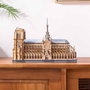 Robotime Rolife Jouet Gros Bois Artisanat Miniature Kit TG511 <span class=keywords><strong>Paris</strong></span> Cathédrale Modèle En Bois <span class=keywords><strong>3D</strong></span> <span class=keywords><strong>Puzzle</strong></span> - Product Image 6