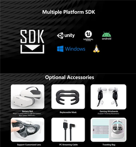 Óculos de Realidade <span class=keywords><strong>Virtual</strong></span> para Jogos, Óculos de Cinema VR 3D, Óculos de Realidade <span class=keywords><strong>Virtual</strong></span> Metaverso, Óculos de Visão de Alta Definição Tudo-em-Um - Product Image 5