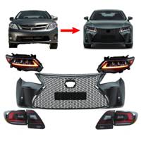 Kit de Conversión de Parachoques Delantero Estilo LX para Toyota Corolla 2011-2013, Kit de Carrocería ABS Compatible con OEM 52119-03901
