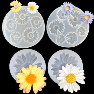 Molde <span class=keywords><strong>de</strong></span> silicona con margaritas 3D, para hacer dulces, Chocolate, <span class=keywords><strong>Fondant</strong></span>, herramientas <span class=keywords><strong>de</strong></span> resina - Product Image 6