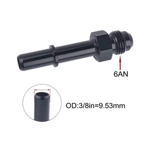 Adaptador de Enfriador de Aceite de Transmisión An8 An6 X 1/4 Nps, Versión Larga de Aluminio para Actualización y Reequipamiento - Product Image 4