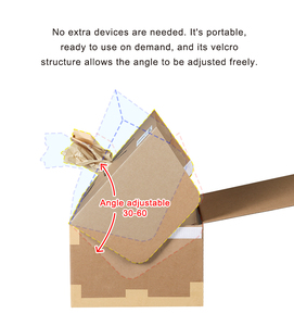 Caja de embalaje de papel con diseño de salida en forma de flor para amortiguación y relleno de huecos Caja de relleno de vacío de papel - Product Image 3