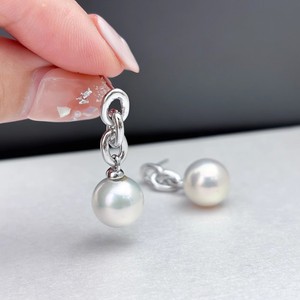 22347 S925 Accesorios de Plata para DIY con Perlas, Bandeja Vacía para Perlas de 9-15mm, Pendientes de Moda, Aretes Colgantes, Joyería Sin Nombre - Product Image 3