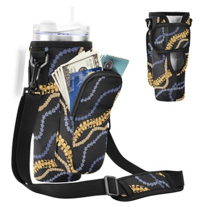 Funda para Taza de Café con Diseño de Flor Aloha Puakenikeni, Reutilizable, para Vasos de 40 oz, Bolsa para Botella de Agua Personalizada con Diseño Hawaiano - Product Image 2
