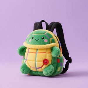 Wholesale Hot Selling Plush Turtle <b>Backpack</b> All Series Plush <b>Children</b> <b>Backpack</b> High Quality Plush <b>Backpack</b> - Product Image 1