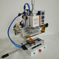 Machine de marquage à chaud automatique de bureau la machine de gaufrage de logo de bouteille ronde pour cylindre en plastique de bouteille de parfum