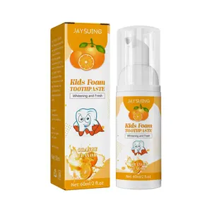 ยาสีฟันเด็กสูตรผลไม้ สำหรับเด็กเล็ก ป้องกันฟันผุ ฟอกฟันขาว แบบโฟมมูส สำหรับใช้ในบ้าน รับผลิตแบรนด์ส่วนตัว (OEM) - Product Image 2