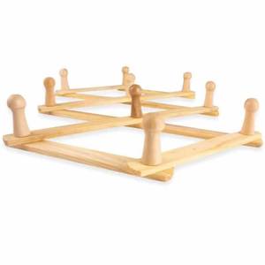 Cintre de chemise en bois de losange de haute qualité avec crochets en bois pivotants pour accrocher - Product Image 3