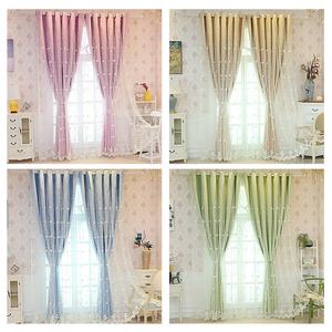 <span class=keywords><strong>Rideaux</strong></span> occultants roses <span class=keywords><strong>pour</strong></span> filles, <span class=keywords><strong>rideaux</strong></span> à <span class=keywords><strong>double</strong></span> couche, draperies <span class=keywords><strong>pour</strong></span> enfants, <span class=keywords><strong>rideaux</strong></span> en voile brodés de fleurs <span class=keywords><strong>pour</strong></span> la chambre des filles - Product Image 2