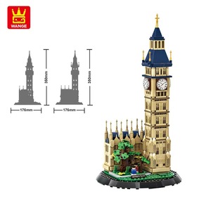 Wange 4211, Torre Elizabeth de Londres, Reino Unido, Modelo de Escena Urbana Arquitectónica Famosa, Rompecabezas Educativo, Bloques de Construcción, Juguete - Product Image 1