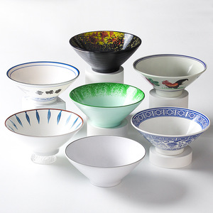 Vaisselle en mélamine Xiangyuan, bols à nouilles, bols à soupe créatifs en plastique imitation porcelaine pour hot pot épicé, usage commercial - Product Image 3