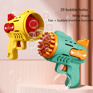 Pistola de Burbujas Barata, Máquina de Burbujas de Jabón, Juguete Portátil para Niños, para Fiestas al Aire Libre, con Luz LED, Regalos para Niños - Product Image 5