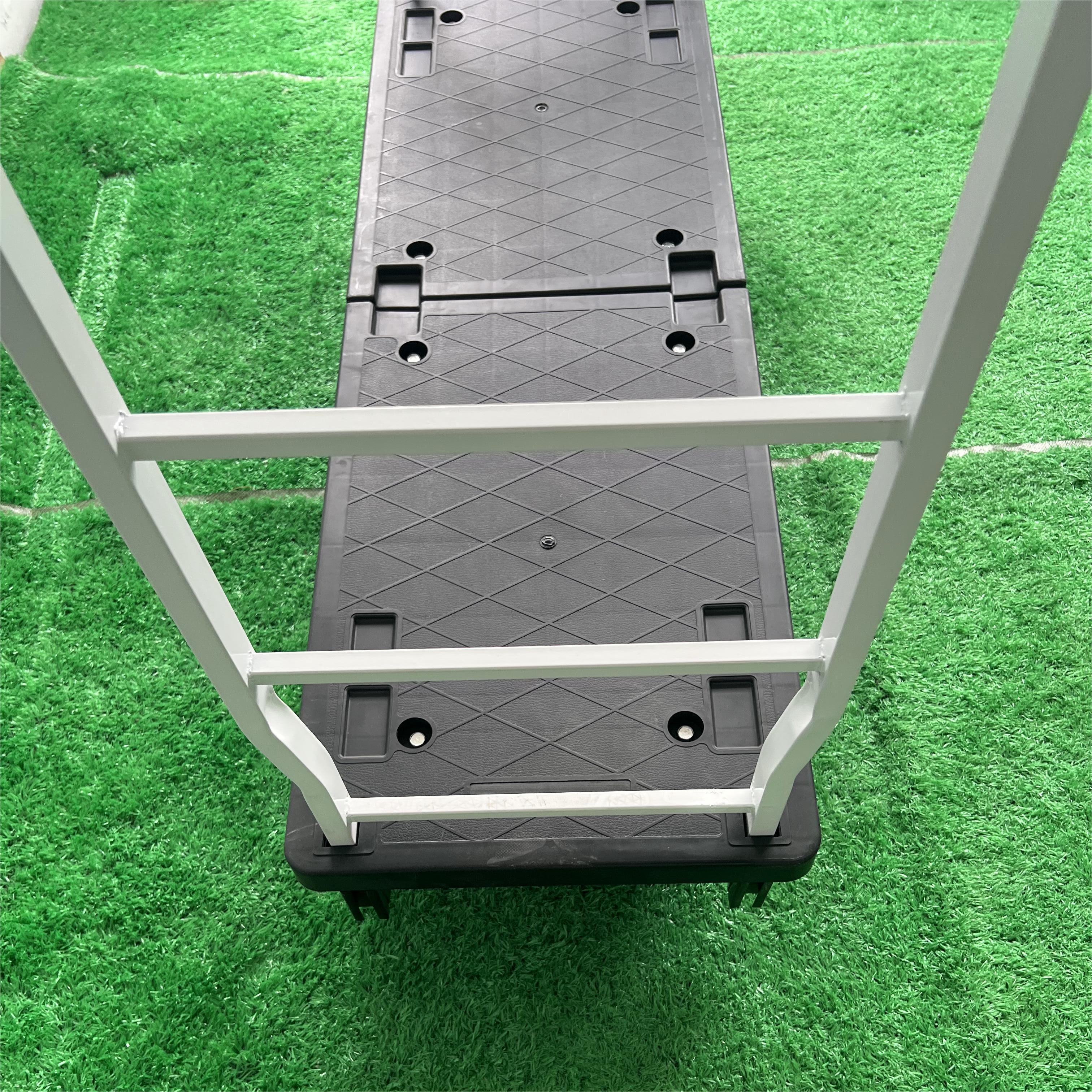 Japanese Style Cart Durable 6-Wheel Trolley Cart Supermarket Foldable U-Boat Hand Trucks Detachable