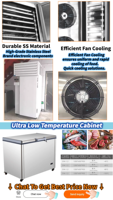 Congélateur-congélateur-machine professionnel de 1.5 tonnes peut 3 5 plateaux co2 gelato choc évaporateur chariot congélateur pour poisson et poulet