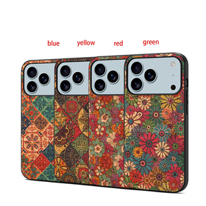 Étui de téléphone élégant en liège floral Denior OEM/ODM, compatible avec la charge sans fil, compatible avec les séries <span class=keywords><strong>Apple</strong></span> 17/16/15/14/13/12/<span class=keywords><strong>11</strong></span> - Product Image 6