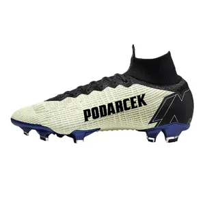 Yeni erkek ucuz çim kapalı mekan futbol ayakkabıları fabrika futbol kramponları satılık