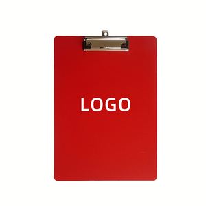 Custom Logo <b>A4</b> Size Plastic Clip Cute Boards Board Clips Low Profile Clipboards Clamp Plate for Classrooms Offices Restaurants - Product Image 1