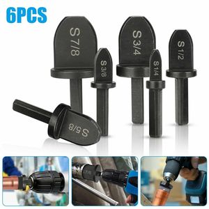 6 Buah 1/4, 3/8, 1/2, 5/8, 3/4 7/8 Inci Pipa Tembaga Expander Swaging Tube Flaring Tools Bit Kit - Product Image 6