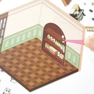 Simno Plus 1.0 Große 3D-Hausaufkleber Niedliche Cartoon-Sticker für lustige DIY-Szenen Gestalte Deinen Eigenen Laden für Kinder - Product Image 3