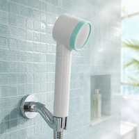 Filtre de Douche Portable pour Purification de l'Eau, Ensemble de Douche à Pression, Pommeau de Douche Moderne Chromé - Accessoires de Robinet de Salle de Bain Écologiques