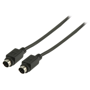 S-Video <b>Cable</b> Male To Male 15m Black Audio Video Connection - Product Image 1