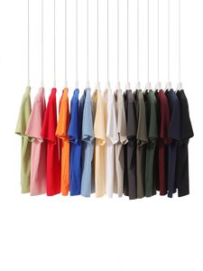 220Gcotton Nam Thời Trang Thương Hiệu Mát Mẻ T-Shirt Màu Rắn Ngắn Tay Áo Bán Buôn Hàng Ngày Số Lượng Lớn Dành Cho Người Lớn Phụ Nữ Đồng Bằng Chất Lượng Cao Tùy Chỉnh - Product Image 3