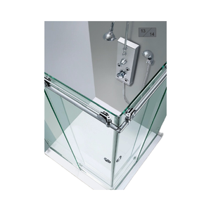 Porta Doccia in Vetro Temperato di Design Moderno Personalizzata per Uso Interno in <span class=keywords><strong>Bagno</strong></span> o Cabina Doccia - Product Image 3