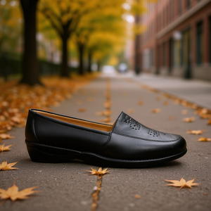 Zapatos Planos de Ballet Cinthia para Mujer, 201, Cuero Genuino, Punta Redonda, Sin Cordones, Antideslizantes, Otoño - Product Image 2
