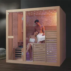 Sauna humide d'intérieur pratique humide humide humide et équipement de sauna infrarouge de vapeur à vendre