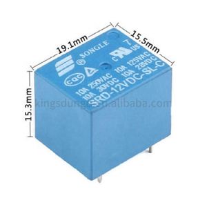 รีเลย์แทน <span class=keywords><strong>SRD</strong></span>- <span class=keywords><strong>05</strong></span> 09 12 24VDC-SL-C 5ขา10A เปิดและปิด T73 - Product Image 5