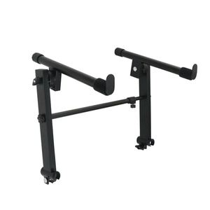 Soporte para teclado electrónico - soporte plegable de doble capa para teclado - altura ajustable - Product Image 3