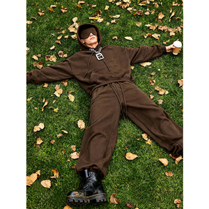 <span class=keywords><strong>Oscar</strong></span> Winter ODM Sudadera con capucha extragrande personalizada sin estampado, estilo urbano vintage, color liso, corta, esencial para viajes, máscara para ojos - Product Image 3