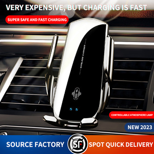Soporte de teléfono inalámbrico para coche Sensor inteligente universal cargador inalámbrico para coche soporte de carga de teléfono de inducción automática - Product Image 4