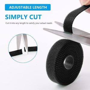 Sangles auto-adhésives réutilisables écologiques en polyester/nylon à double face avec fermeture auto-agrippante - Lavables et résistantes à la chaleur - Product Image 3