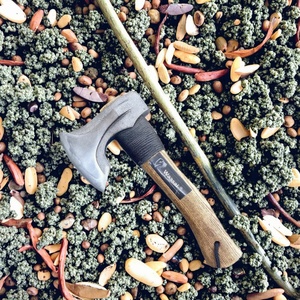 Di alta qualità classico sdoppiamento <span class=keywords><strong>assi</strong></span> in <span class=keywords><strong>legno</strong></span> di quercia carbonizzata Hatchets manici in acciaio di grado fatto da te offerto Spot Clearance prezzo - Product Image 6