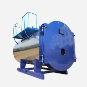 Chaudière à eau chaude gaz fioul 4 tonnes automatique à faible condensation d'azote (4 T) Générateur de vapeur