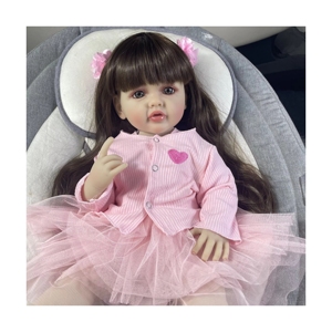 Bambola Reborn Parlante Funzionale Betty Corpo Interamente in Silicone Vinilico Lavabile per Bambina, Bambolotto Bebe Regalo di Compleanno e Natale, Giocattoli per Ragazze - Product Image 1