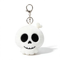 Porte-clés Peluche Squelette Personnalisé en Gros pour Halloween, Petit Pendentif pour Sac à Dos, Cadeau pour Enfants