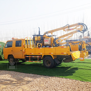 Cortasetos Hidráulico Industrial con Múltiples Cuchillas para el Mantenimiento de Zonas Verdes en Taludes de Carreteras - Product Image 3