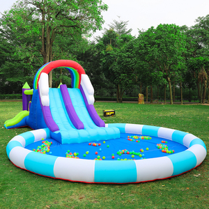 <span class=keywords><strong>Piscina</strong></span> de Bolas Gigante con Toboganes Dobles, <span class=keywords><strong>Tobogán</strong></span> Inflable Gigante Independiente <span class=keywords><strong>para</strong></span> Niños - Product Image 2