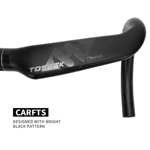 Manillar <span class=keywords><strong>de</strong></span> <span class=keywords><strong>Bicicleta</strong></span> <span class=keywords><strong>de</strong></span> <span class=keywords><strong>Carretera</strong></span> Personalizado, <span class=keywords><strong>de</strong></span> Carbono, Aerodinámico, Cómodo, Superligero (198g), con Cableado Interno Completo - Product Image 4