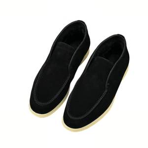 Chaussures en cuir décontractées pour hommes, style italien, à enfiler, pour la marche en toute simplicité. - Product Image 5