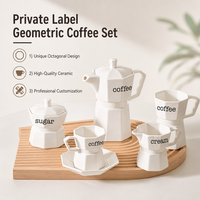 Ensemble de tasses à café en céramique de style européen moderne et minimaliste, esthétique luxueuse, motif anglais, tasse à lait en porcelaine pour la maison