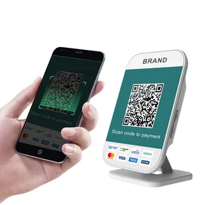 Rinlink Betaal Spraakuitzendluidspreker Qr-Code Display Mini-Weergaveapparaat Met Digitaal Display