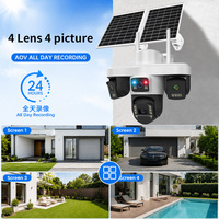 Cámara de Seguridad Goobsafe Solar de Bajo Consumo ICSEE 8MP CCTV IP66 Impermeable con Tarjeta SD