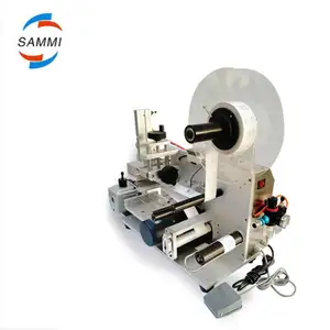 Cheap price flat surface and round container egg box flat bottle tag labeling machine with high quality