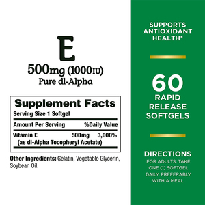 Cápsulas blandas de vitamina <span class=keywords><strong>E</strong></span> natural de <span class=keywords><strong>1000</strong></span> UI para la piel y el cabello - Venta al por mayor - Product Image 4